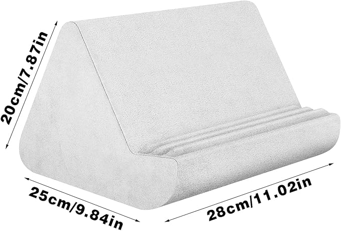 Soft Tablet Stand Pillow with Pocket, Tablet Cushion Stand, Adjustable 3 - Image 5