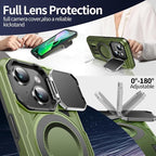 Camera Stand Case for iPhone 13/14, 2024 Version Military Grade Protective Soft - Image 3