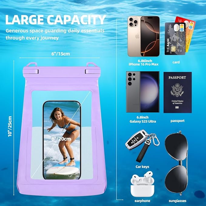2L Floating Waterproof Phone Pouch - Image 7