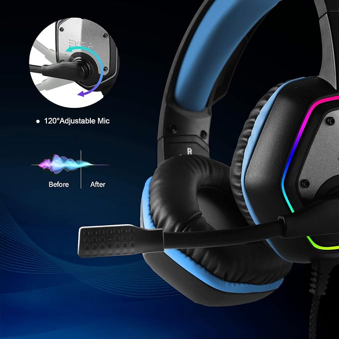 EKSA E1000 Gaming Headset, Computer Headphones - Image 3