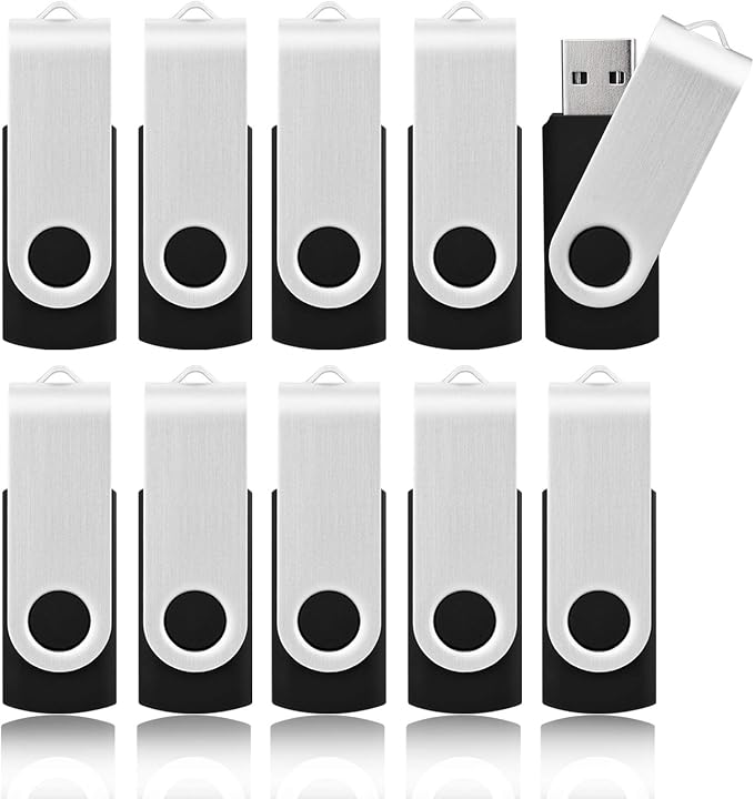 KOOTION 20pcs 1GB USB Flash Drives Bulk Flash Drives 1G Memory Stick Swivel - Image 3