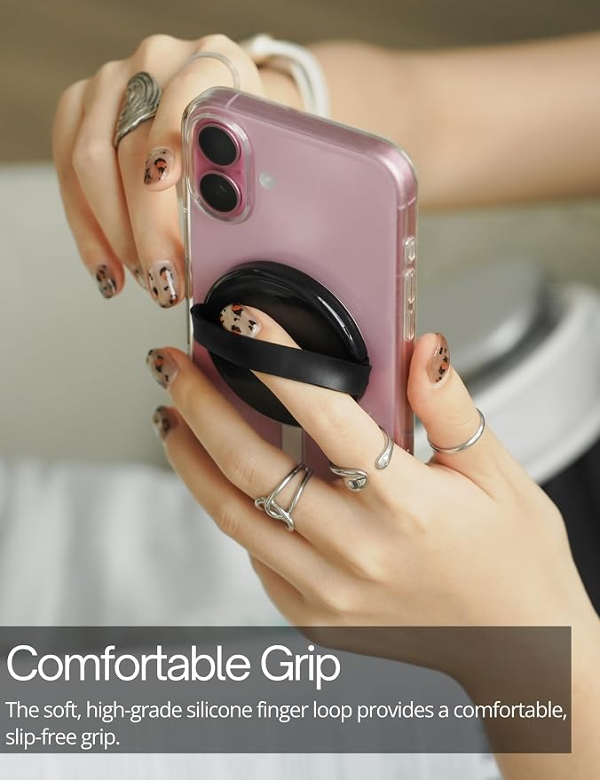 Heesch Magnetic Phone Grip for Back of Phone Ring Holder for Phone Case - Image 3