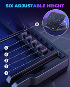 HAVIT Laptop Cooling Pad with 6 Quiet Fans and Adjustable Heights - Image 3