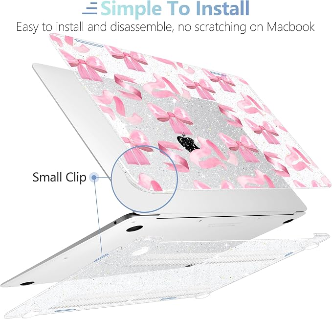 MEEgoodo for MacBook Air 13.3 inch Case 2021 2020 2019 2018 A2337 M1 A2179 A1932 - Image 4