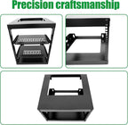 9U Wall Mount Open Frame 19 Inch Server Equipment Rack Wall Mountable Heavy - Image 5