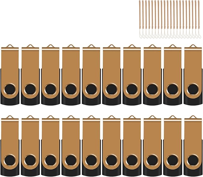EASTBULL 4GB USB Flash Drive Bulk Thumb Drives 20 Pack by EASTBULL