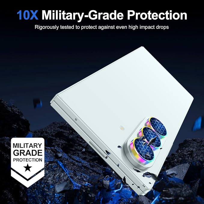 for Samsung Galaxy Z Fold 7 Camera Lens Protector, Individual Metal Ring - Image 5