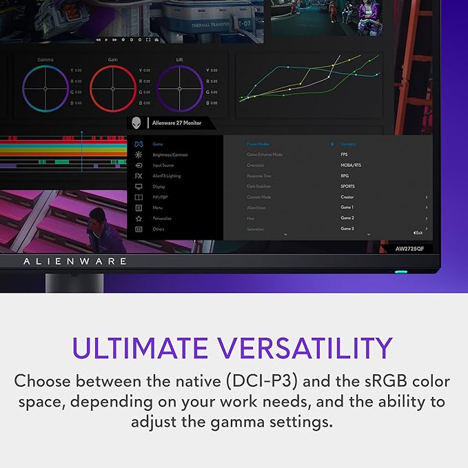 Alienware 27 4K Dual-Resolution Gaming Monitor - Image 8