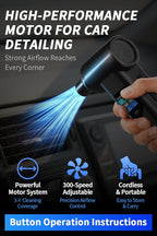 Instant Dust Removal – Electric Air Duster 130000 RPM, 40 mm Motor, 10000 mAh - Image 4