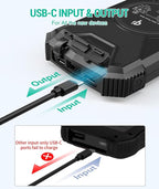 BLAVOR Solar Power Bank 10, Portable Wireless Charger, 20W Fast Charging - Image 4