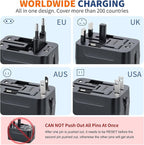 Universal Travel Adapter Fast Charger, All in One Plug Adapter - Image 4