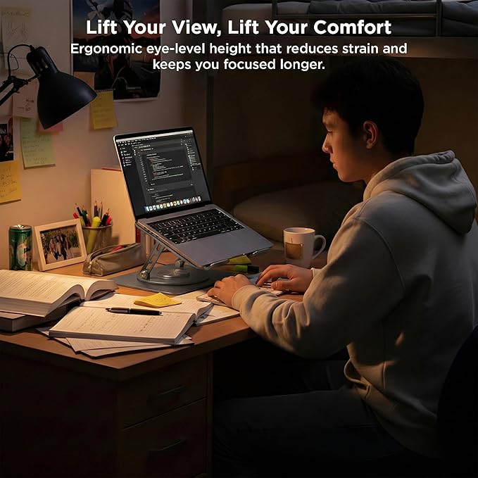 Uncaged Ergonomics Swivel Laptop Stand - Image 8