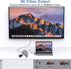 USB C Adapter for MacBook Pro/Air M1 M2 M3 2021 2020 2019 13" 15" 16", 6 in 1 - Image 3