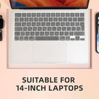 DOITOOL Clear Acrylic Keyboard Cover Protector, 14 in Laptop Keyboard Cover - Image 5