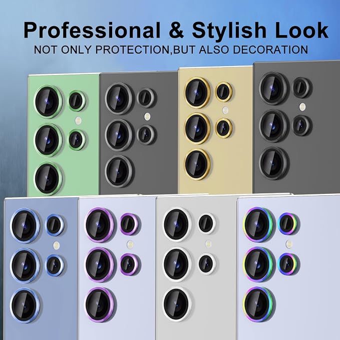 for Samsung Galaxy S25 Ultra Camera Lens Protector, Individual Metal Ring - Image 6