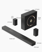 ULTIMEA 5.1.2ch Sound Bar with Dolby Atmos, Surround Sound System - Image 8
