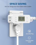 DEWENWILS 2 Pack Indoor Countdown Timer Outlet, Timers - Image 6