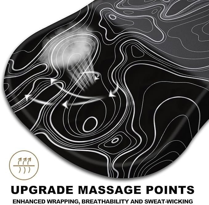 Ergonomic Mouse Pad with Massage Dot, Comfortable Computer Mouse Pad - Image 2