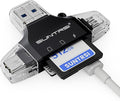 4 in 1 SD Card Reader for iPhone ipad Android Mac PC Camera, Micro SD Card by SUNTRSI