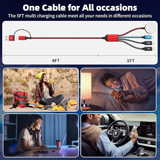 Travel Essentials 4in2 Multi Charging Cable - Image 8