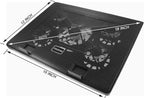 Laptop Cooling Pad 17inch 15.6 14 13 12inch Gaming Cooler Pad Chill Mat 5 Quiet - Image 4