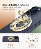 GVIEWIN Magnetic Phone Ring Holder, Compatible - Image 3