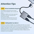 USB to HDMI Adapter for 2 Monitors-USB3.0 to Dual hdmi for 3 Monitors-USB to - Image 7