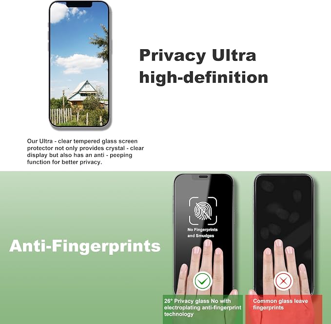 2 Pack Privacy Screen Protector - Image 5