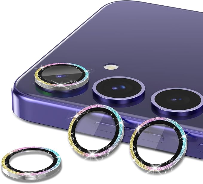 for Samsung Galaxy S24 Plus Camera Lens Protector, Individual Metal Ring - Image 2