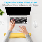 Dapesuom Enlarge Keyboard Wrist Rest, Cute Memory Foam Keyboard Wrist Cushion - Image 7