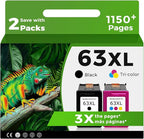 63XL Ink Cartridges Replacement by Relcolor