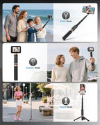 Selfie Stick Tripod for iPhone & Android, Portable Phone Tripod Stand - Image 4