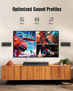 Hiwill 4.1ch Sound Bar with Dolby Atmos, 300W Sound Bar - Image 8