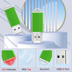 USB Thumb Drive 4GB Flash Drive 20 Pack Nicepicten FAT32 Zip Drive USB 2.0 - Image 4