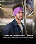 Perytong Sleep Headphones Bluetooth Headband, Sports Wireless Earphones - Image 7