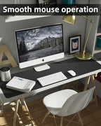 Desk mat Large, Leather Desk Pad Protector, Office Desk Mat, Mouse Pad - Image 4
