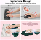 Cloud Wrist Rest for Computer Keyboard, 4-in-1 Memory Foam Leather Cloud - Image 4
