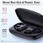 OCC Wireless Ear Hook Sport Earbuds, IPX5 Waterproof, 80H Playtime, Deep Bass - Image 4