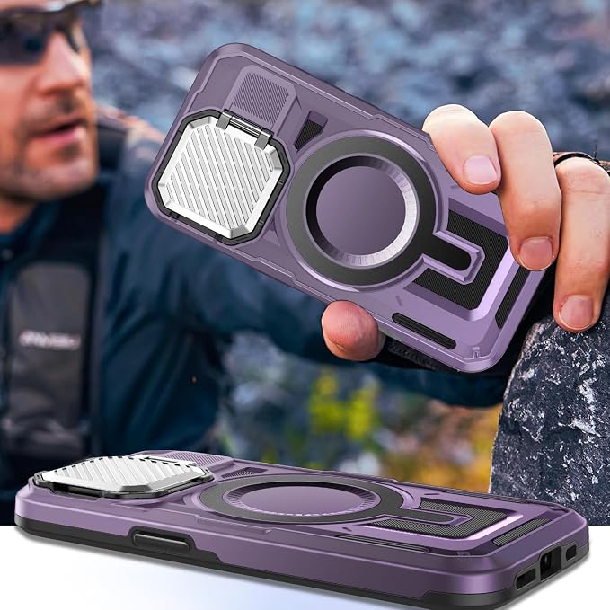 Camera Stand Case for iPhone 13 Pro Max, 2024 Version Military Grade Protective - Image 7