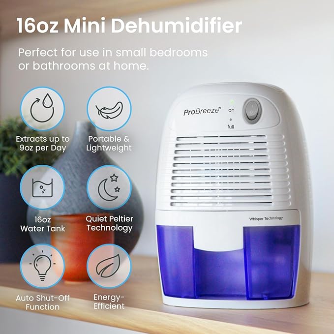 Pro Breeze Electric Mini Dehumidifier - Image 2