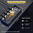 8K HDMI Splitter 1 in 4 Out, 1x4 Duplicate/Mirror Screens, HDMI 2.1, Auto - Image 9