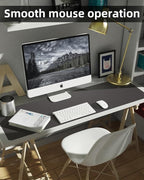 Leather Desk Pad Protector, Mouse Pad, Non-Slip PU Leather Desk Blotter - Image 5