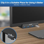 EJAY 4Ports USB3.0 Splitter Alu Clamp Desktop USB HUB - Image 2