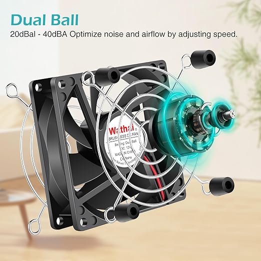 Wathai 80mm Small Computer Cooling Fan - Image 6