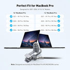 AboveTEK Laptop Locking Cable for MacBook Pro 14/16, Anti-Theft Keyed Laptop - Image 2