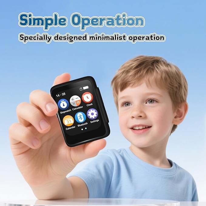 Kids MP3 Player with Bluetooth & Speaker, Simple Portable Music Player - Image 4