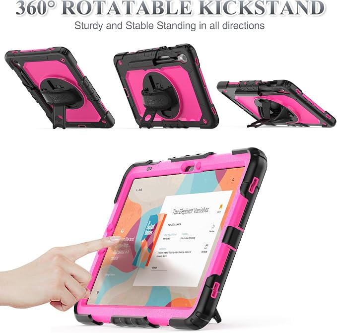 SEYMAC stock Case for Samsung Galaxy Tab S10 FE / S9 / S9 FE 5G Tablet Case - Image 4