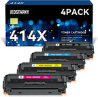 414x Toner Cartridges 4 Pack High Yield Replacement by Jeostarky