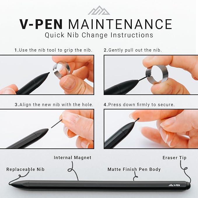 V-Pen EMR Stylus Remarkable 2 Pen Replacement - Image 9