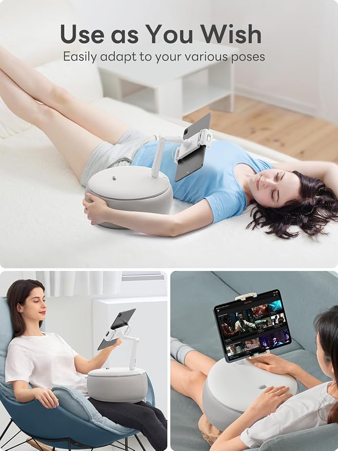 SAIJI Kindle Holder Pillow, Tablet Holder Compatible - Image 3